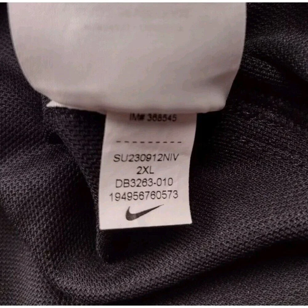 The Nike Polo Mens XXL Dri-Fit Polo Shirt Golf Sports Outdoors Black DB3263-010